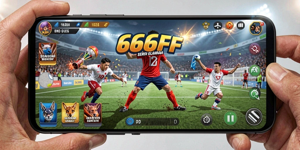 Tangkapan layar gameplay <strong>666FF</strong> yang menampilkan aksi olahraga seru.