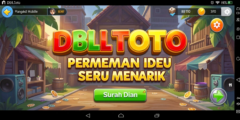 Tampilan permainan DBLTOTO yang menarik dan penuh warna.