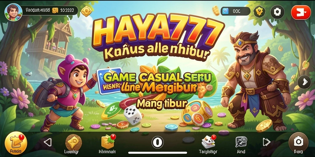 Tampilan seru dari gameplay HAYA777 yang penuh warna.