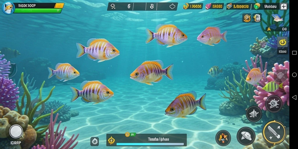 Gameplay menarik Tembak Ikan dalam IDRRP yang seru.