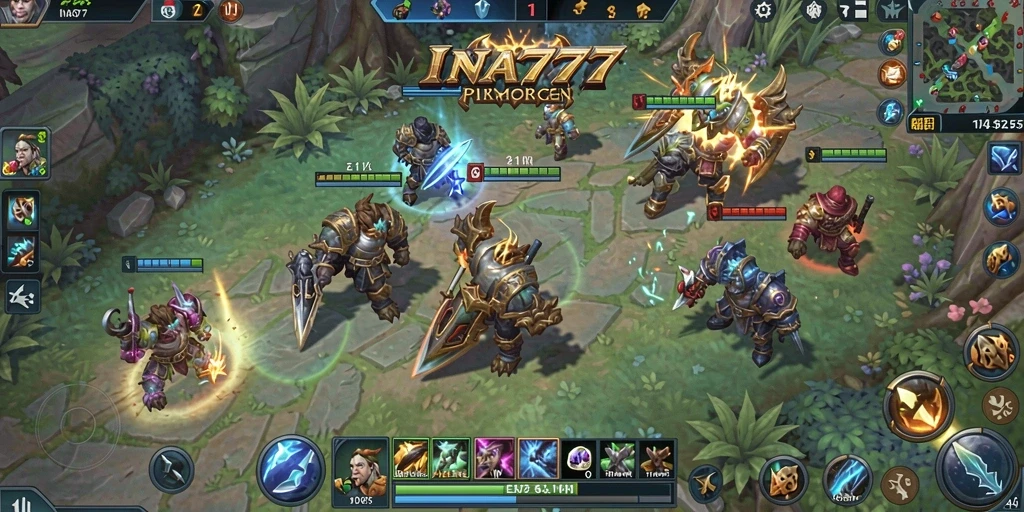Tampilan gameplay yang menakjubkan dalam petualangan MMORPG.
