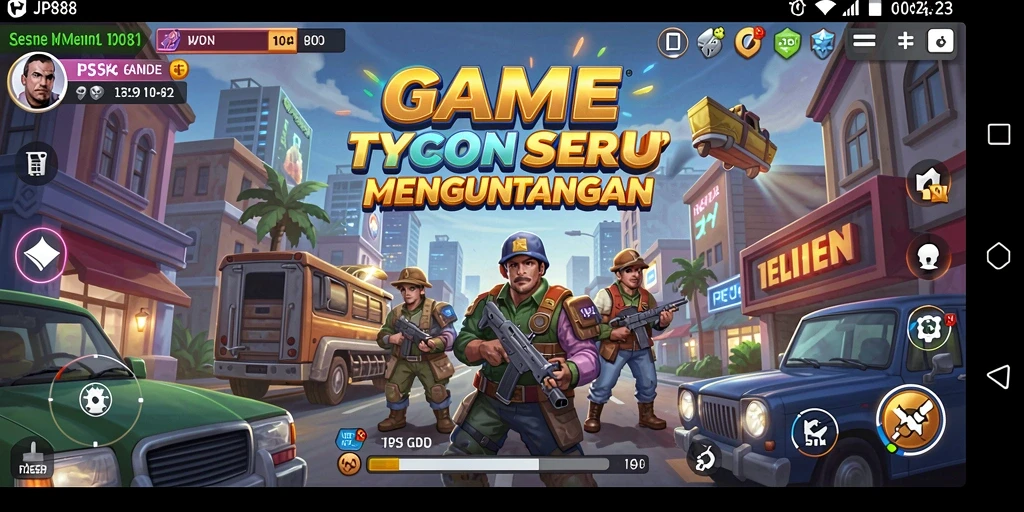 Tampilan gameplay JPS88 yang seru dan menantang.