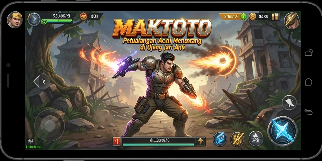 Tampilan aksi seru dalam gameplay MAKTOTO yang mengasyikkan.