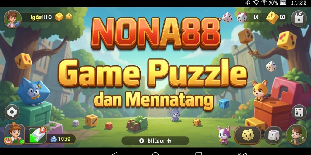 Tampilan gameplay puzzle NONA88 yang seru dan menarik.