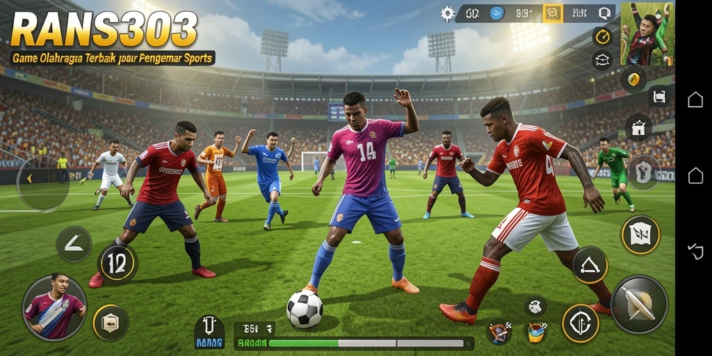 Gameplay seru RANS303 saat pertandingan olahraga berlangsung.
