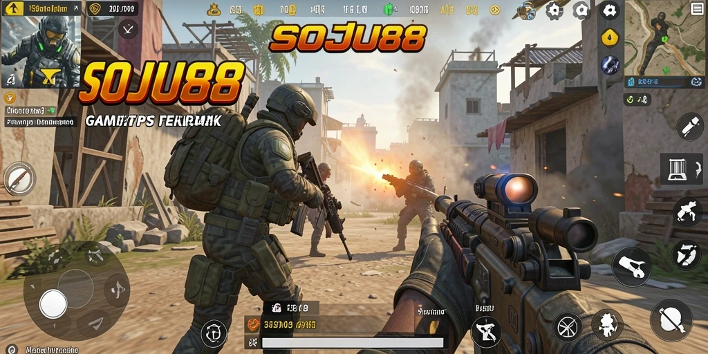 Tampilan gameplay SOJU88 yang mendebarkan dan penuh aksi.