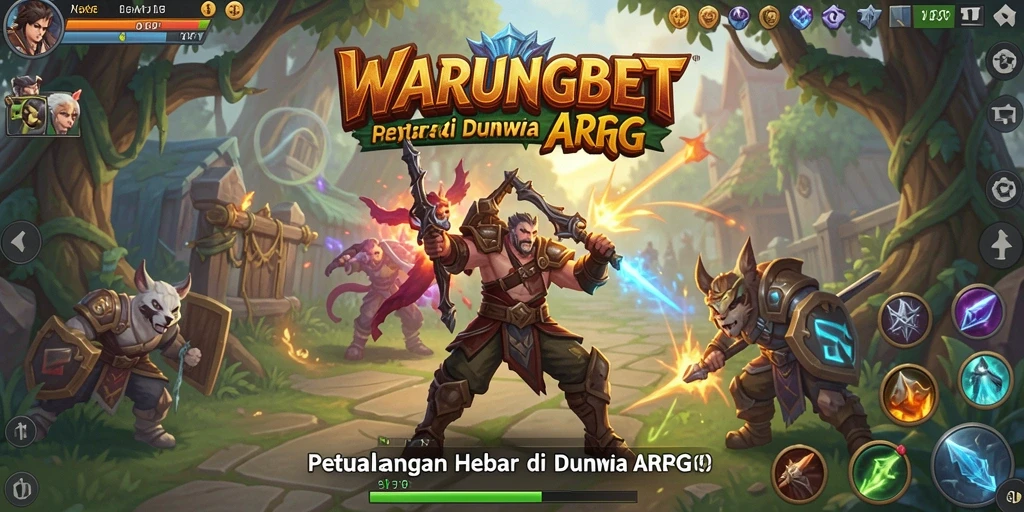 Tampilan menakjubkan dari gameplay ARPG di WARUNGBET.