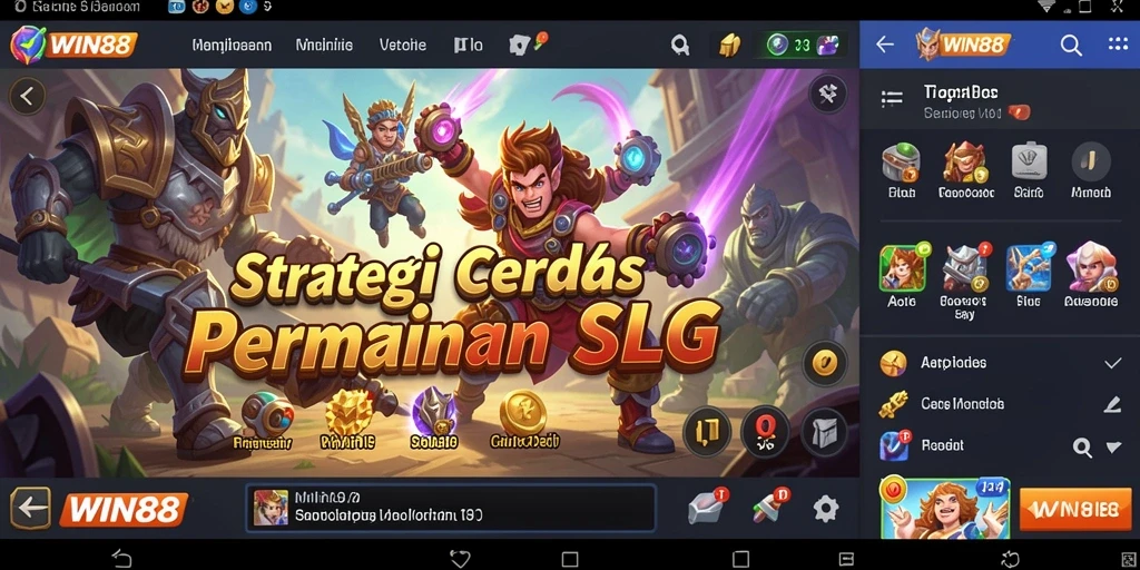 Gameplay seru dalam membangun strategi kerajaan.